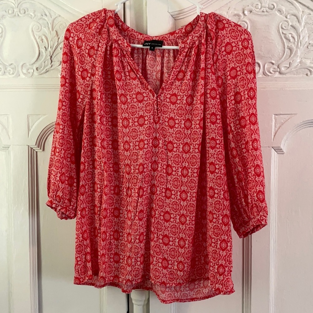 Jones New York women’s orange blouse